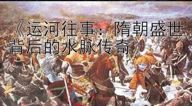 《运河往事：隋朝盛世背后的水脉传奇》