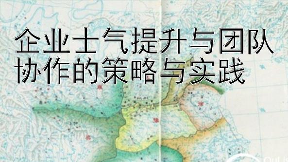 企业士气提升与团队协作的策略与实践