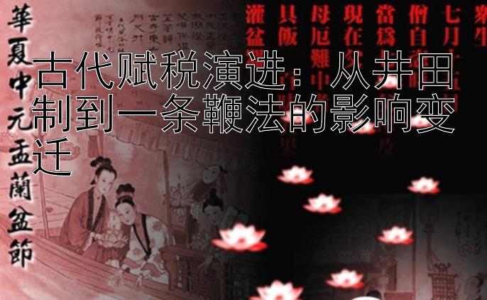 古代赋税演进：从井田制到一条鞭法的影响变迁