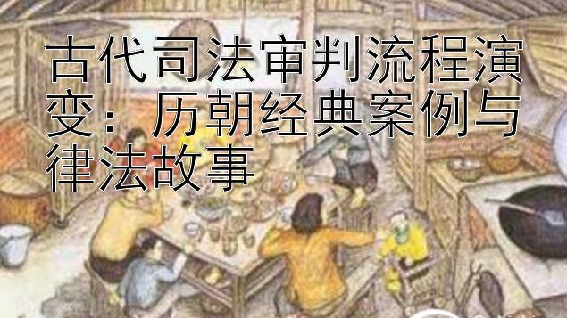 古代司法审判流程演变：历朝经典案例与律法故事