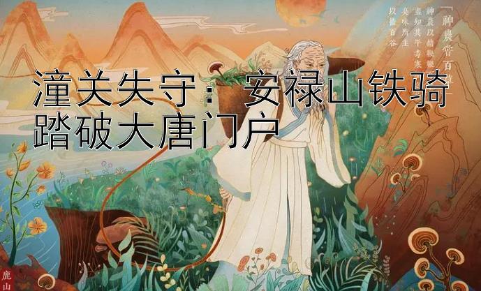 潼关失守：安禄山铁骑踏破大唐门户